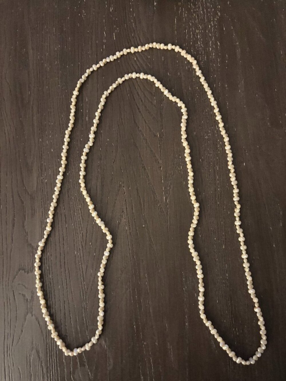 EUC Srand Fresh Water Pearls Necklace (33 inches long)
